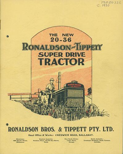 Ronaldson-Tippett 20-36 Tractor