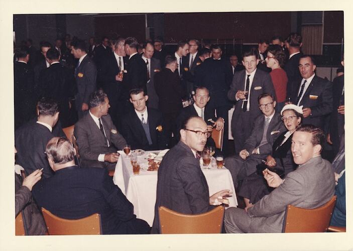 Photograph - Kodak Australasia Pty Ltd, Seated Group at the Reception of the Official Opening of the Kodak Factory, Coburg, 1961