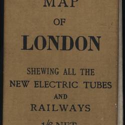 Map - 'The Whitehall Waistcoat Pocket Map of London', London, England, 1911