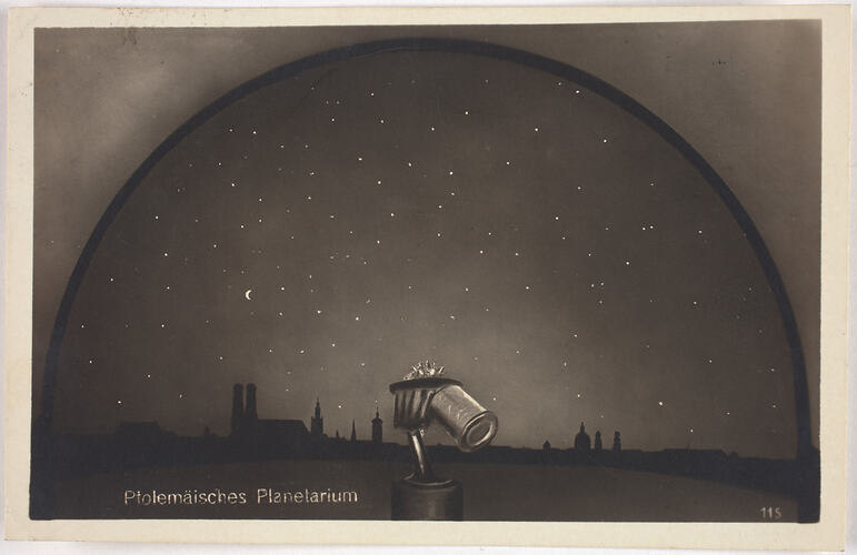 Postcard - 'Ptolemaisches Planetarium', Karl Muffler, 1926