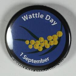 Badge - 'Wattle Day 1 September', Australia, 2010