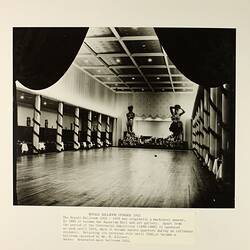Photograph - Interior of Royale Ballroom, Exhibition Building, Melbourne, 1952