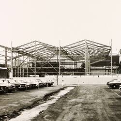 Photograph - Construction of Centennial Hall from North, Exhibition Building, Melbourne, 1979