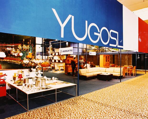 Photograph - Yugosalvia Exhibit, The Melbourne International Centenary Exhibition, Royal Exhibition Buildings, 1980
