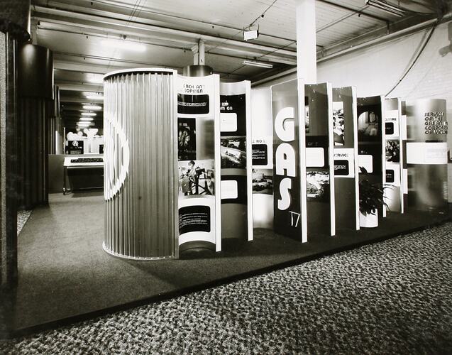 Photograph - Gas & Fuel Corporation Exhibit, The Melbourne International Centenary Exhibition, Royal Exhibition Buildings, 1980