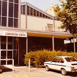 Photograph - New Eastern Annexe, Main Entrance, Royal Exhibition Building, Melbourne, 1982