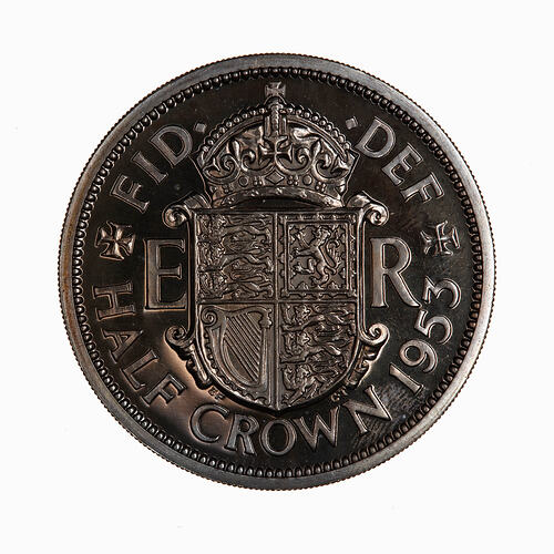 Proof Coin - Halfcrown, Elizabeth II, Great Britain, 1953 (Reverse)