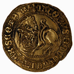 Coin - Unicorn, James IV, Scotland, 1488 - 1513 (Obverse)