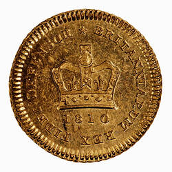 Coin - Third-Guinea, George III, Great Britain, 1810 (Reverse)