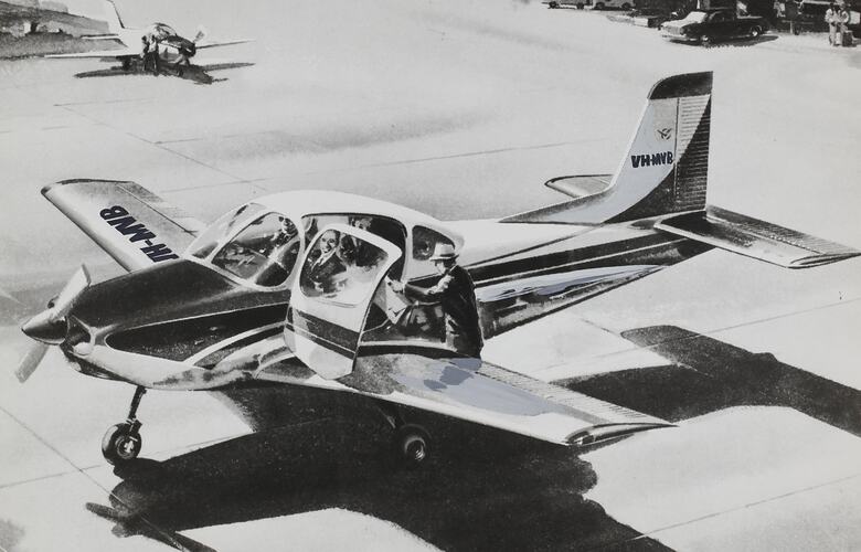 Photograph - Victa Consolidated Industries Pty Ltd, Artist Impression of Victor Aircruiser 210, Bankstown, New South Wales, 1965