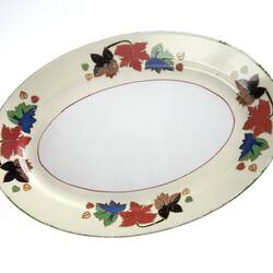 Dish - Ceramic, Maple Leaves, circa 1930s-1950s