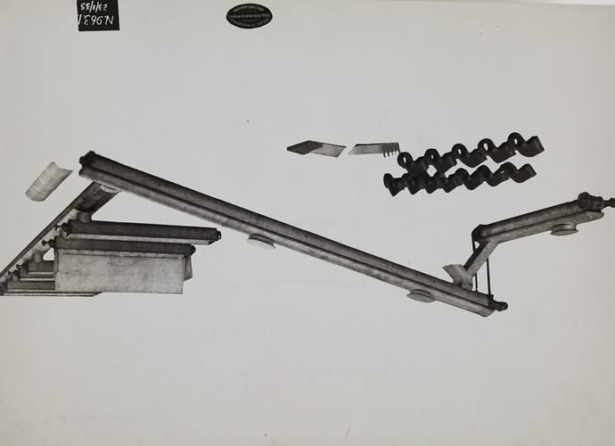 Photograph - Schumacher Mill Furnishing Works, 'Milk Conveyors', Port Melbourne, Victoria, 1935