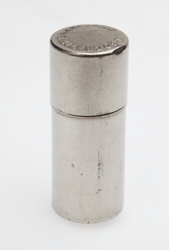 Container - Metal, Cylindrical, circa 1957