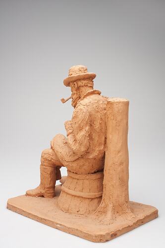 Sculpture - 'Darning Socks', Mr. Leon Wolowski, Clay, 1985