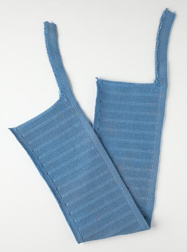 Knitting Sample - Edda Azzola, Blue, Stripe Pattern, circa 1960s
