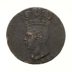 Token - 1 Penny, Sir Philip Gibbs, Barbados, 1792