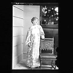 Glass Negative - Olive Moore, South Yarra, Victoria, Oct 1909