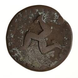 Coin - 1 Penny, Isle of Man, 1709
