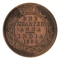 Proof Coin - 1/4 Anna, India, 1862