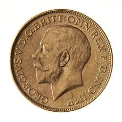 Coin - Sovereign, India, 1918