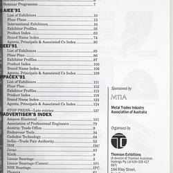 Catalogue - 'AIEE '91 Trade Guide', Melbourne