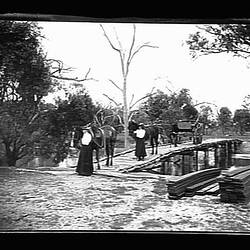 Glass Negative - Billy Brigg's Bridge, by A.J. Campbell, Victoria, circa 1895