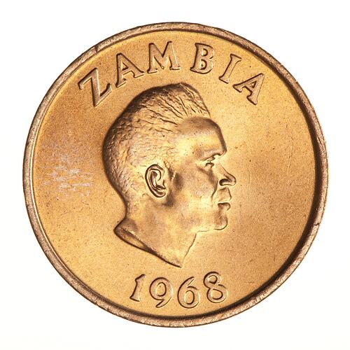 Coin - 2 Ngwee, Zambia, 1968