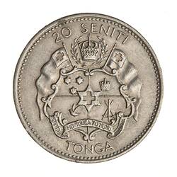 Coin - 20 Seniti, Tonga, 1967