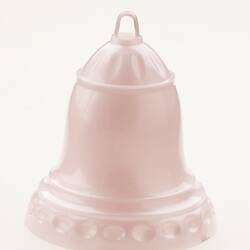 Christmas Decoration - Bell, Pink Plastic
