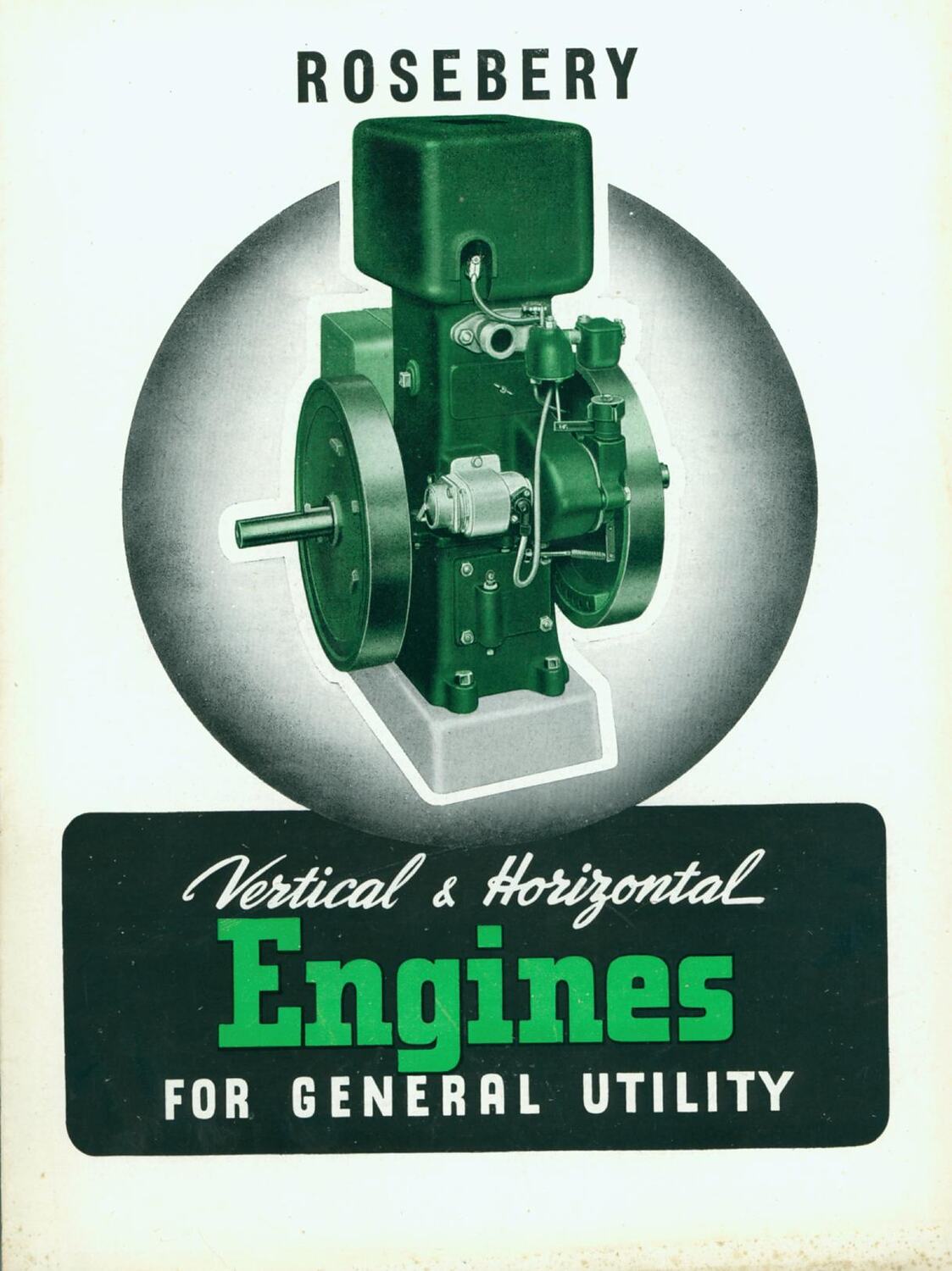 Product Catalogue Westinghouse Rosebery Ltd, Dual Fuel Engines, 1950