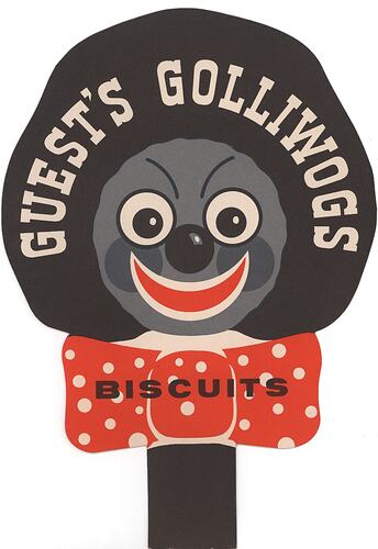 Fan - Guests Gollywogs Biscuits, Cardboard, circa 1960