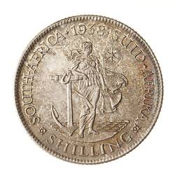 Coin - 1 Shilling, South Africa, 1938
