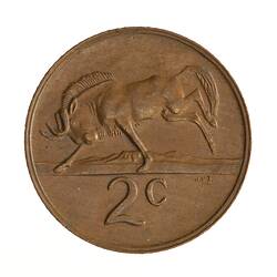 Coin - 2 Cents, South Africa, 1974