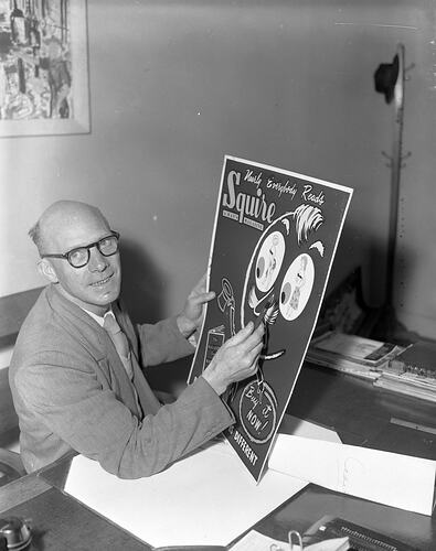 Male Portrait, Altas Pub, Victoria, 1953