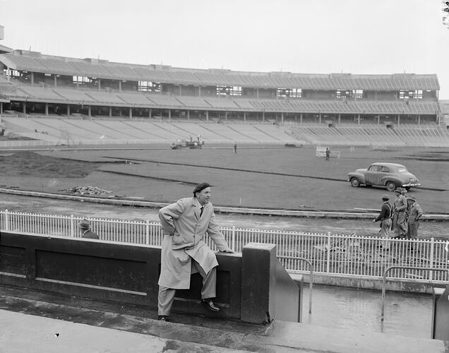 Bob Dyer, Melbourne Cricket Ground, Olympic Games Melbourne, 1956