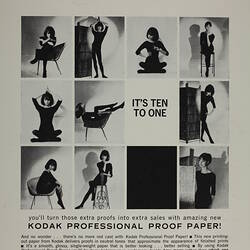 Scrapbook - Kodak Australasia Pty Ltd, Advertising Clippings, 'Professional', Coburg, 1963-1974
