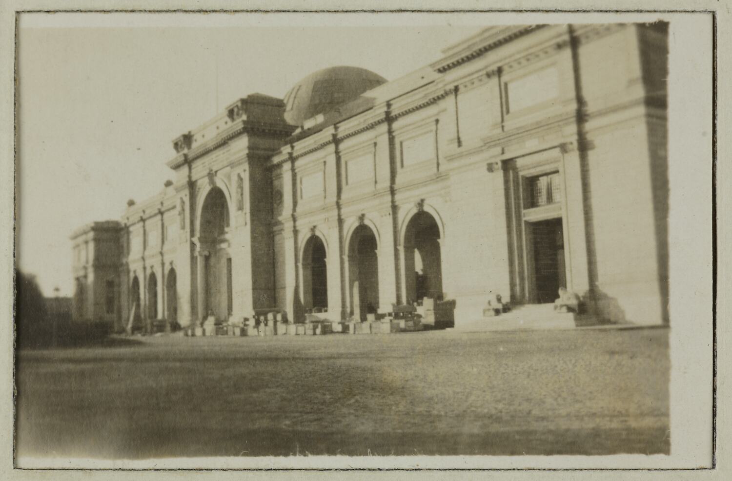 Photograph - Exterior of Egyptian Museum, Cairo, Egypt, 1914-1918