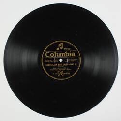Disc Recording - Columbia, Australian Bird Calls, Corporal Phillips, 1926-1936
