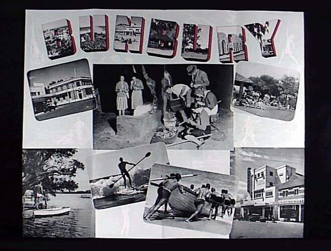 Brochure - West Australian Government Tourist Bureau, "Bunbury, Western Australia", 1950