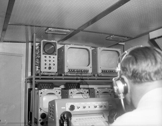 GTV9 Broadcast Van, Olympic Games, Melbourne, Victoria, 1956