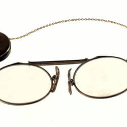 Eye Glasses - Women's, Pince-Nez, circa 1870-1900