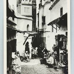 Postcard - 'Une Rue de la Casbah, Alger', French Algeria, 1951