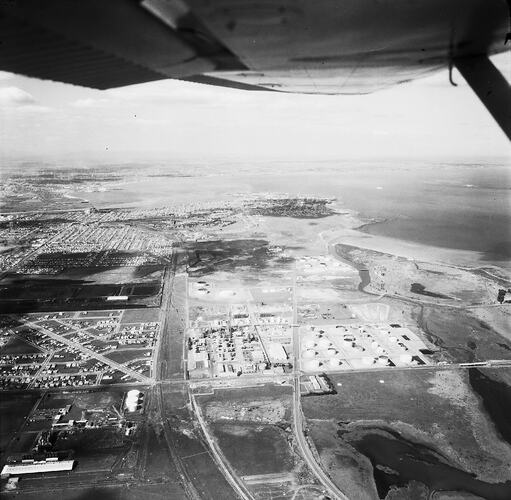 Negative - Aerial View of the Altona Oil Refinery, Victoria, circa 1964