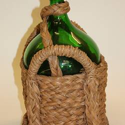 Bottle Holder - Basket Weaving, Giovanni D'Aprano, Pascoe Vale South, 1970s