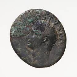 Coin - As, Emperor Tiberius, Ancient Roman Empire, post 22 AD