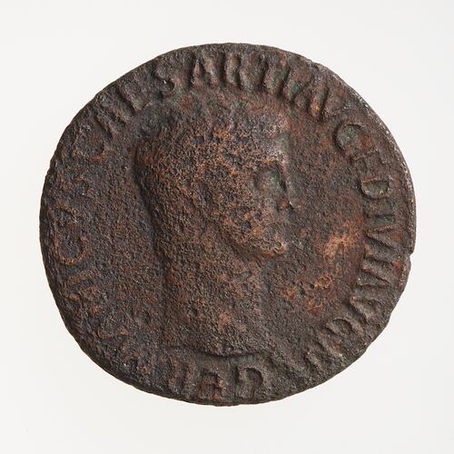 Coin - As, Emperor Claudius, Ancient Roman Empire, 50-54 AD