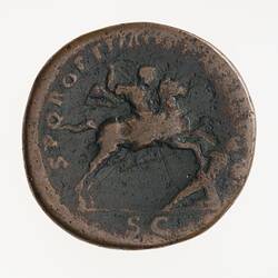 Coin - As, Emperor Trajan, Ancient Roman Empire, 103-111 AD