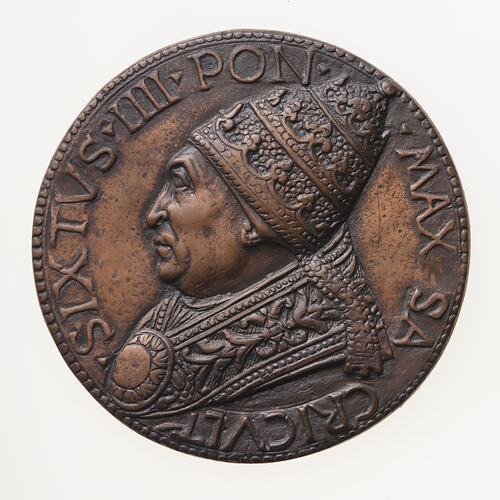 Electrotype Medal Replica - Pope Sixtus IV, 1481