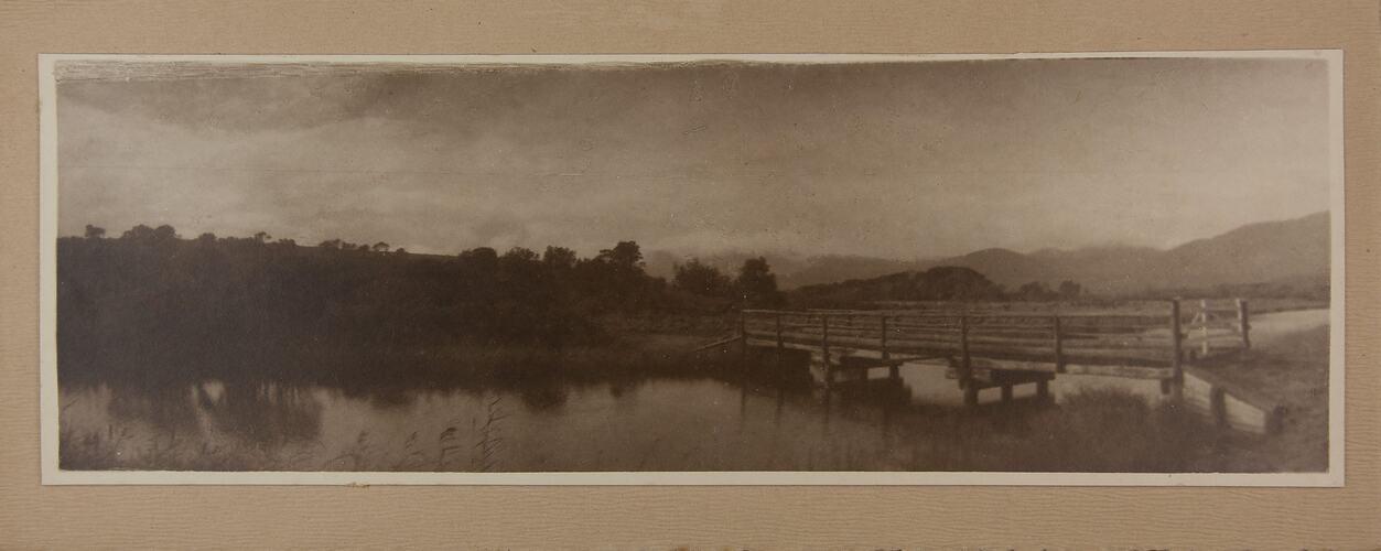 Mounted Photograph of Wilson's Promontory by Walter Baldwin Spencer, circa 1910