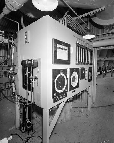 Australian Carbon Black, Machinery in Refinery, Altona, Victoria, 22 May 1959